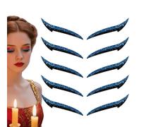 Lot de 10 autocollants pour eyeliner - Pour fard à paupières - Imperméables - Pour un maquillage instantané des yeux - Pochoirs en polypropylène respirant pour un look naturel rapide - Idéal pour les