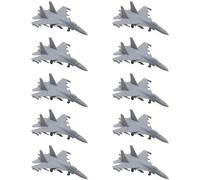 Lot de 10 Avions De Chasse Su-37 Terminator À Monter Soi-même, Modèle De Simulation d'avion De Chasse À L'échelle 1/2000-1/350 for Modèle De Collection Militaire(1/2000 (9mm))