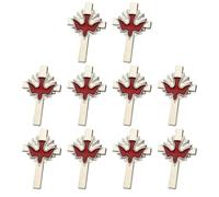 Lot de 10 badges élégants en alliage pour vestes, écharpes, sacs, décoration de poitrine, Gold-color, Comme décrit