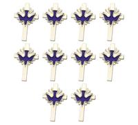 Lot de 10 badges élégants en alliage pour vestes, écharpes, sacs, décoration de poitrine, Silver, Comme décrit