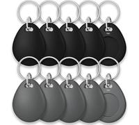 Lot de 10 Badges RFID 13.56Mhz | Programmable MCT Android | UID modifiable | Puce CUID | T4U®