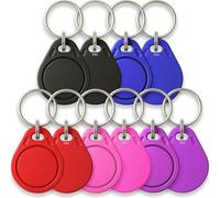 Lot de 10 Badges RFID 13.56Mhz | Programmable MCT Android | UID modifiable | Puce CUID | T4U®