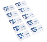 Lot de 10 badges RFID format carte - HAGER XVA420