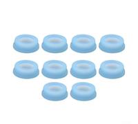 Lot de 10 bagues d'étanchéité en silicone pour tous vos problèmes de fuite de plomberie (bleu)