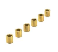 Lot de 10 bagues en cuivre pur, 8 mm, 6 mm et 4 mm, manchons de palier à huile en cuivre de métallurgie des poudres for applications de précision(6x12x15mm)