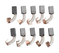 Lot de 10 balais de carbone 5 x 8 x 12 mm - Pièces de rechange pour meuleuse d'angle G720 - Outil électrique - Entretien de moteur électrique - Accessoire de réparation - Matériau de haute qualité