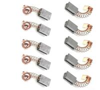 Lot de 10 balais de carbone 5 x 8 x 12 mm pour meuleuse d'angle G720 - Brosses moteur de rechange pour outils électriques, compatibles avec meuleuses d'angle électriques