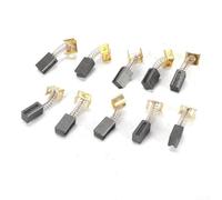 Lot de 10 balais de carbone 6,4 x 7,9 x 12,5 mm pour meuleuse d'angle B&D CD105 CD110 CD115 KG900 - Pièces de rechange compatibles avec moteur intermittent - Restauration de freinage électrique