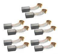 Lot de 10 balais de carbone 6,5 x 7,5 x 13,5 mm pour outils électriques - Brosses de moteur avec câbles pour meuleuses d'angle, perceuses, scies, pièces de rechange