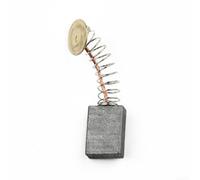 Lot de 10 balais de carbone 6 x 12 x 17 mm pour perceuse électrique, tronçonneuse moteur, remplacement haute dureté, pièces avec fil de cuivre épais, accessoires d'outils électriques