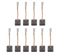 Lot de 10 balais de carbone de rechange pour meuleuse d'angle GWS 13-125 / GWS 13-125 CI/GWS 17-125 CIE - 5,5 x 11 x 15 mm