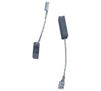 Lot de 10 balais de carbone de rechange pour outils électriques - 6 x 16 x 23 mm - Brosses en alliage de cuivre graphite compatibles avec meuleuses d'angle - Scies circulaires - Marteau perforateur