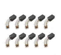 Lot de 10 balais de carbone de rechange pour outils électriques avec marteaux et meuleuses 15 x 10 x 6 mm