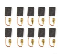 Lot de 10 balais de carbone pour meuleuse d'angle GWS 20-230 H - Pièces de rechange haute durabilité pour outils Bosch - 6,3 x 16 x 22 mm
