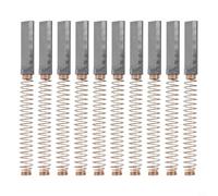 Lot de 10 balais de charbon compatibles avec les pièces de mélangeur sur pied W10380496 9706416 W10260958 1938379 3184115 4159774 4162648 PS34998 de rechange pour moteur en cuivre