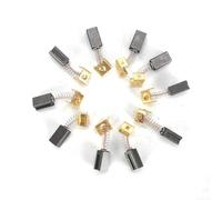 Lot de 10 balais de charbon de rechange pour meuleuses d'angle Black & Decker CD105 CD115 KG900 KG915 AST6 AST6XC FG005 et autres 6,4 x 7,9 x 12,5 mm
