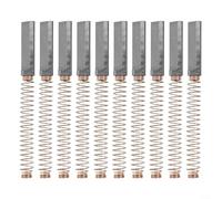 Lot de 10 balais de charbon de rechange pour mixeurs sur socle, compatibles avec les numéros de pièce 9706416, W10380496, W10260958, brosses moteur en cuivre 25 x 6 x 6 mm pour réparation d'appareils