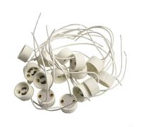 Lot de 10 balais de charbon de rechange pour moteur électrique, 6,5 x 7,5 x 13,5 mm pour outils électriques, 021# (15 pièces)