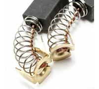 Lot de 10 balais de charbon de rechange pour perceuse électrique, marteau et meuleuse, dimensions 15 mm x 10 mm x 6 mm