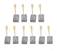 Lot de 10 balais de charbon facilement remplaçables pour une performance améliorée dans les meuleuses Bosch GWS