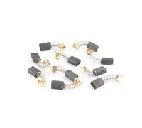 Lot de 10 balais de charbon for outils électriques, 6,5 x 7,5 x 12,5 mm, 7 x 11 x 17 mm, for marteau électrique, meuleuse d'angle, balais de graphite de rechange (7 x 11 x 17 mm)(6x10x15mm)
