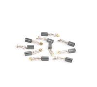 Lot de 10 balais de charbon for outils électriques, 6,5 x 7,5 x 12,5 mm, 7 x 11 x 17 mm, for marteau électrique, meuleuse d'angle, balais de graphite de rechange (7 x 11 x 17 mm)(5x5x10mm)