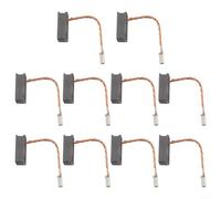 Lot de 10 balais de charbon pour meuleuse d'angle Bosch GWS 17-125 CIE, 13-125 CIE, 5,5 x 11 x 15 mm, remplace 1607000V37, pièces d'entretien de moteur à faible étincelle
