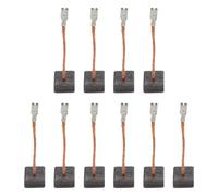 Lot de 10 balais de charbon pour meuleuse d'angle GWS 17-125 CIE/GWS 13-125 CI, pièce de rechange 1607000V37, 6 x 11 x 15 mm