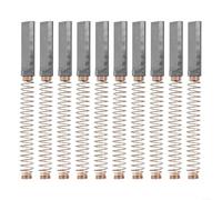 Lot de 10 balais de charbon pour mixeur sur pied, compatible avec 9706416 W10380496 5K5SSWHK55K, pièce de rechange pour moteur en cuivre, 25 x 6 x 6 mm