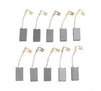 Lot de 10 balais de charbon pour perceuse Bosch GBH5-40D GSH38 | Restaure les performances du moteur, réduit le bruit, corrige le fonctionnement saccadé, compatible avec les modèles GBH5-40D