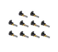 Lot de 10 balais en carbone pour machines avec poignées pour aspirateur Dyson DC05 DC07 DC08 Brosse carbone moteur 7X11X32mm