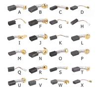 Lot de 10 balais en graphite de rechange pour perceuse à percussion électrique, machine de découpe et