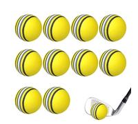 Lot de 10 balles de golf légères en éponge pour préchauffer les débutants, les jeunes et les adultes dans le jardin intérieur ou extérieur