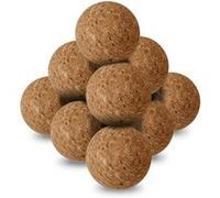Lot de 10 balles en liège Baby-foot (35mm) 100% d'adhérence - Beige