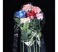 Lot de 10 ballons Bobo en PVC transparents avec large ouverture, faciles à vider, haute élasticité pour fêtes d'anniversaire