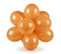 Lot de 10 ballons colorés en latex, 30 cm, orange