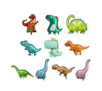 Lot de 10 ballons dinosaures 3D décoratifs pour anniversaire de bébé