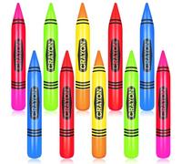 Lot de 10 ballons en forme de crayon gonflables pour la rentrée scolaire, 55 cm, pour la rentrée scolaire, la salle de classe, le jardin, la décoration de fête d'anniversaire