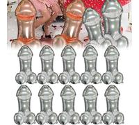 Lot de 10 ballons irisés pour enterrement de vie de jeune fille, 101,6 cm, grands ballons pour enterrement de vie de jeune fille, enterrement de vie de jeune fille, décorations de fiançailles, cadeaux