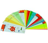 Lot de 10 Bande pour planning à fiches T, indice 1,5, 32 fentes