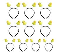 Lot de 10 bandeaux amusants en forme de canards - Pour maquillage - Pour costume d'événement et utilisation décontractée