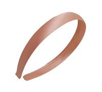 Lot de 10 bandeaux en satin pour femme - 2 cm de large - Accessoires pour cheveux pour femme et fille - Accessoires pour cheveux pour fête, scène, vacances, yoga, lavage du visage, orange et rose