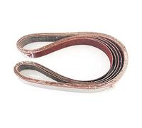 Lot de 10 bandes abrasives 30 x 330 mm Grain 80 Outils de polissage pour bois, métal, plastique, céramique (grain 80)