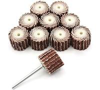 Lot de 10 bandes abrasives à lamelles 12 mm Compartiments 400 Grain pour Dremel Proxxon Accessoire Outil multifonction