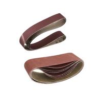 Lot de 10 bandes abrasives en alumine et zircone fondue, 50 x 1220 mm/75 x 533 mm, grain 60-320, for le polissage du bois et des métaux tendres(50x1220mm P320)