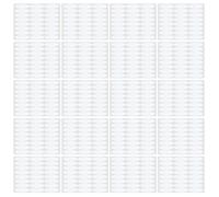 Lot de 10 bandes adhésives invisibles en forme d'olive pour paupières - Double bande adhésive pour maquillage des yeux