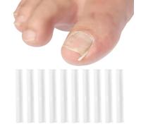 Lot de 10 bandes correctrices pour ongles incarnés, bandes correctrices pour ongles incarnés, bandes de redressement d'ongles d'orteils épais, outil de pédicure pour homme et femme, outil de soins des