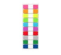 Lot de 10 bandes de 200 feuilles de notes inscriptibles en PET transparent et étanche pour cahiers, études et fournitures d'annotation de livres