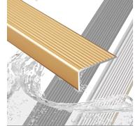 Lot de 10 bandes de marches d'escalier antidérapantes en aluminium imperméable (90 cm) pour une utilisation en intérieur et en extérieur, sans danger pour la maison et le travail