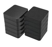 Lot de 10 bandes de montage auto-agrippantes avec adhésif, bande de ruban adhésif très résistant, ruban de montage multi-usage pour bande d'alimentation, pare-soleil de voiture, tapis de sol (5 x 5 cm